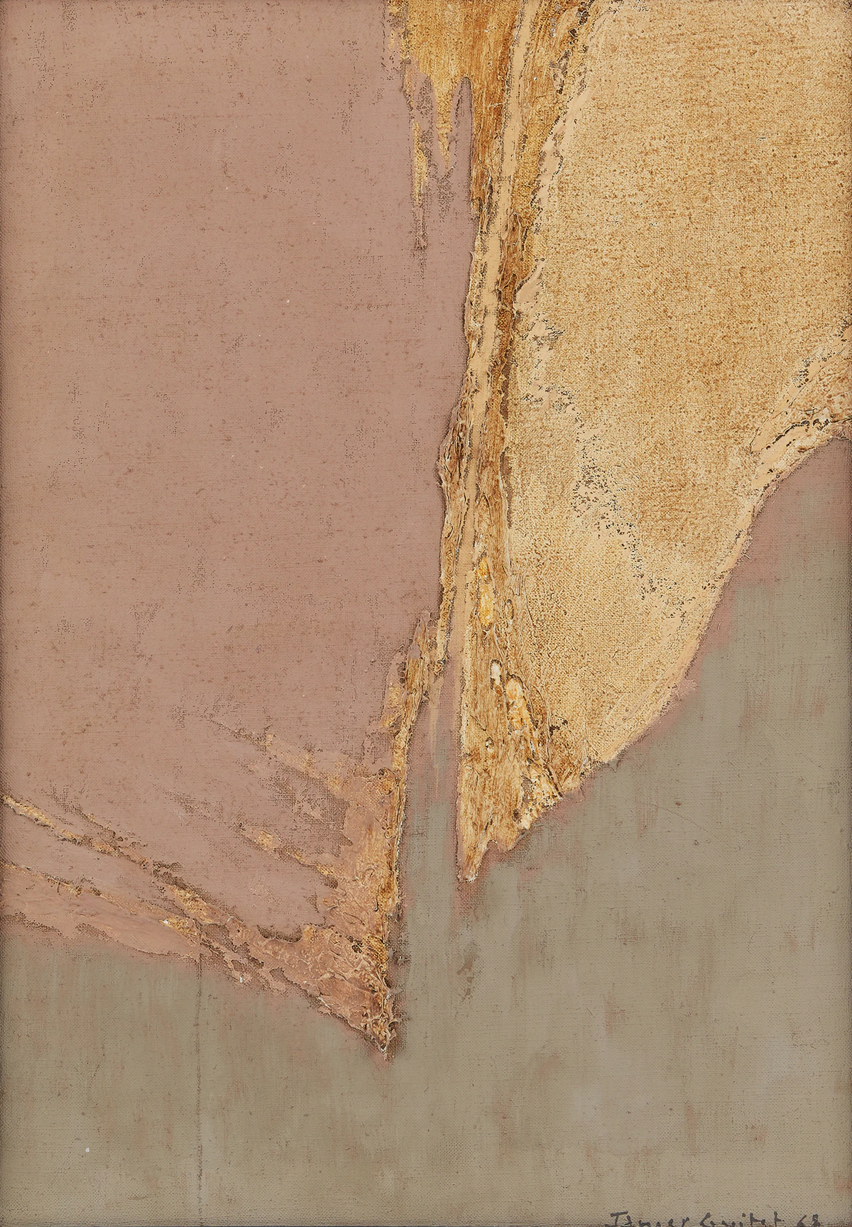 James Guitet, 10P.2.68, acrylic on canvas