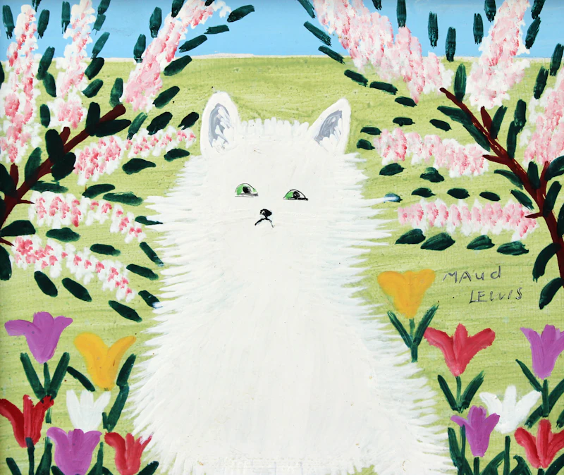 The White Cat by Maud Lewis