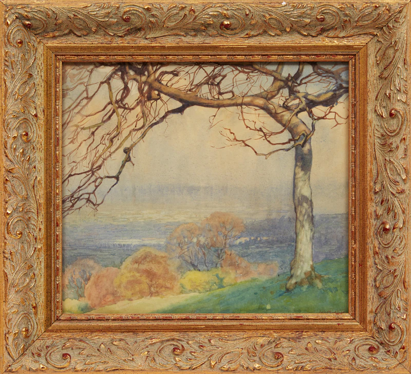 Walter Joseph Phillips, Tree Landscape, watercolour - view 2