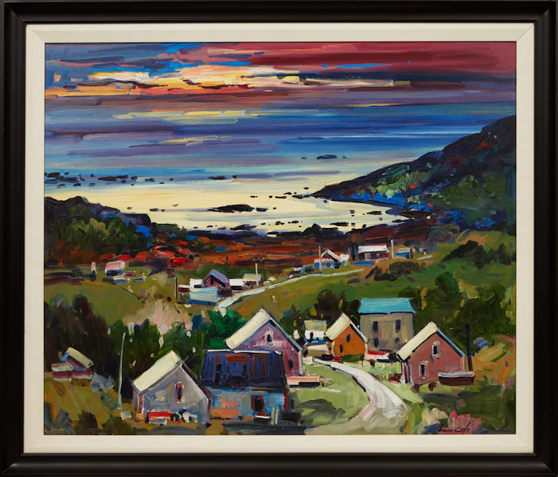 Bruno Côté, St. Fidele, oil on board - view 2