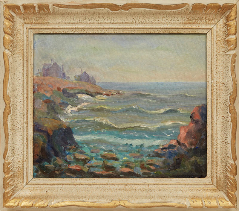 Manly Edward MacDonald, Coastal Landscape, oil on canvas board - view 2