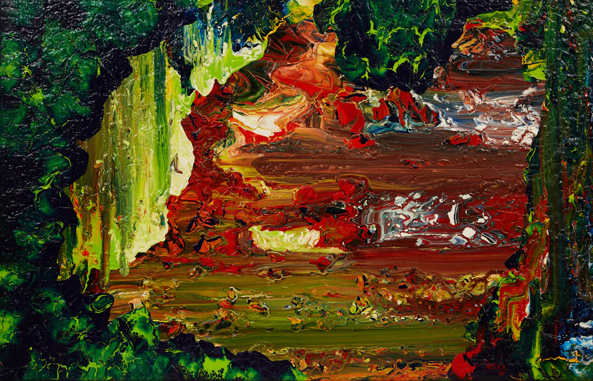 J.A. François Lortie Niska, Untitled , oil on canvas, 1968