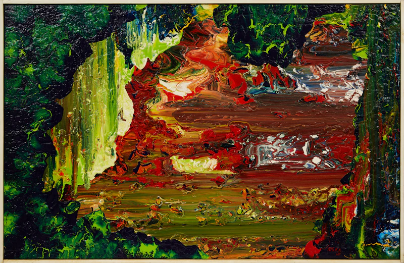 J.A. François Lortie Niska, Untitled , oil on canvas, 1968 - view 2