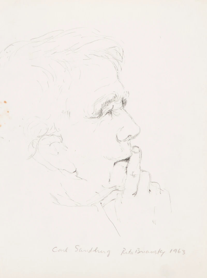 Rita Briansky, Dress Rehearsal; Time Out; Wendy Playing the Recorder; Carl Sandberg