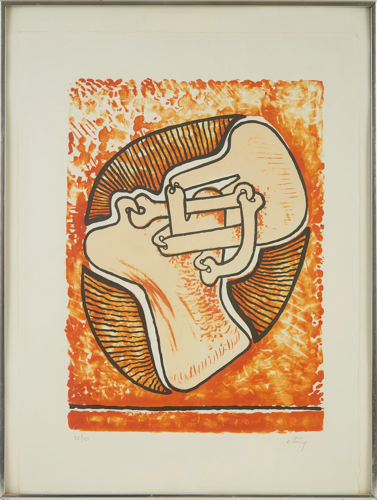Sorel Etrog, Untitled, serigraph