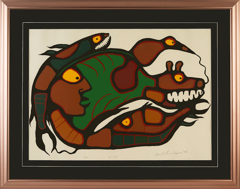 Norval Morrisseau, All Within, silkscreen, 1978 - view 2