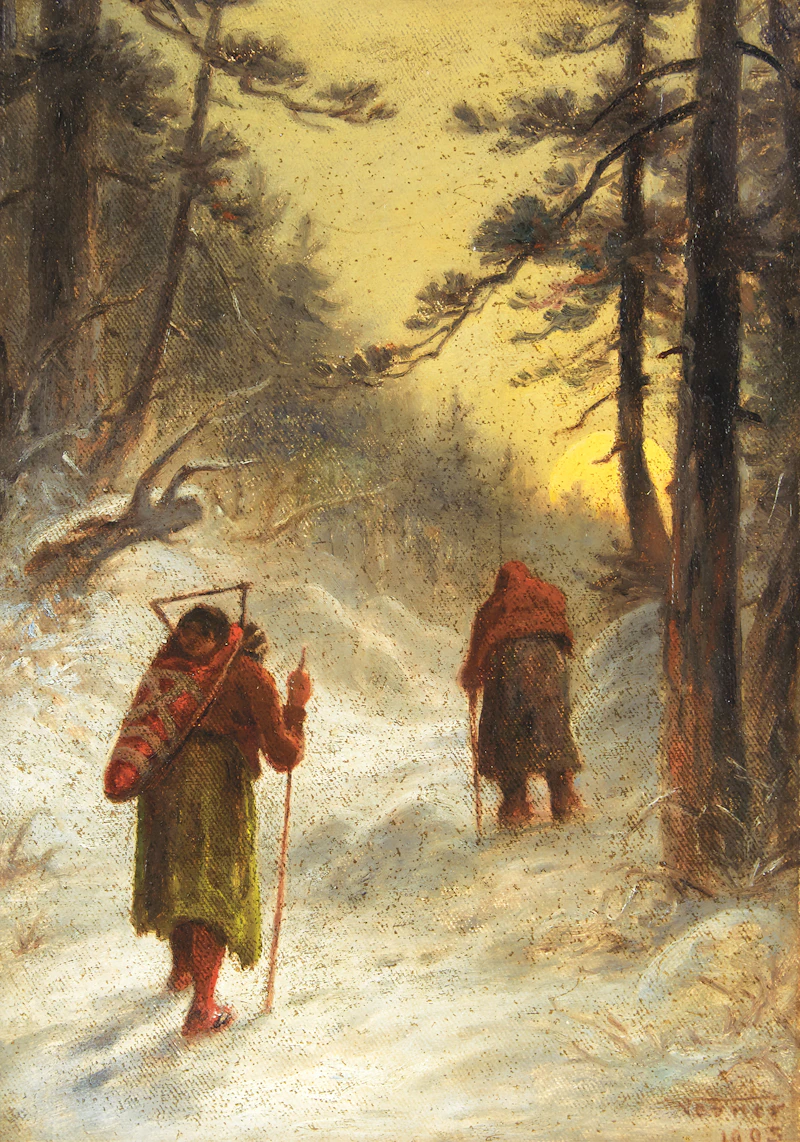 Femmes indiennes potagères by Frederick Arthur Verner