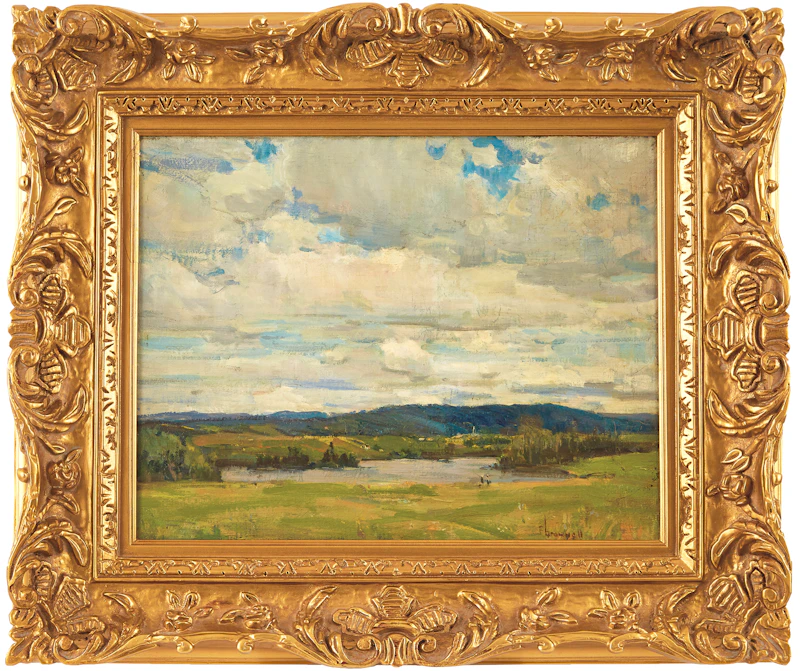Peleg Franklin Brownell, Fishing from the Shore, oil on canvas - view 2