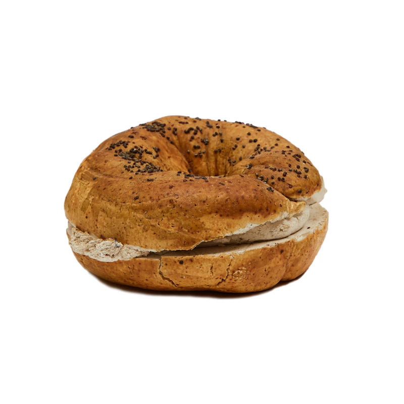 David James Gilhooly, Bagel and Cream Cheese, ceramic sculpture, 1975 - view 3