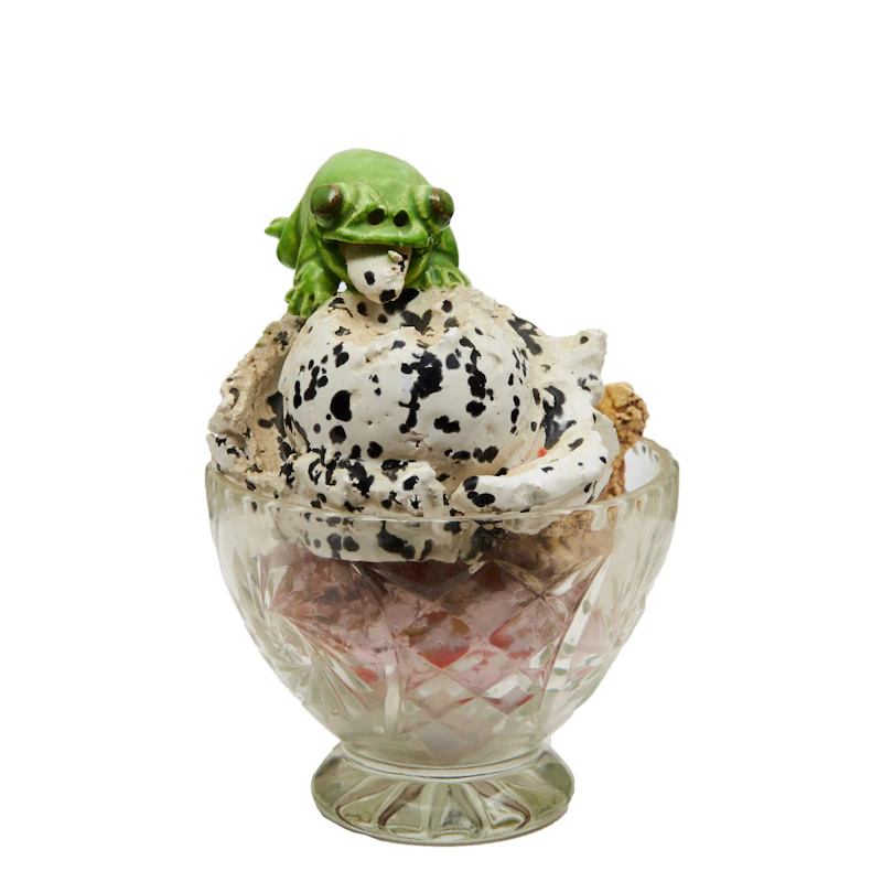 David James Gilhooly, 3 Scoop Sundae, ceramic and glass sculpture - view 2