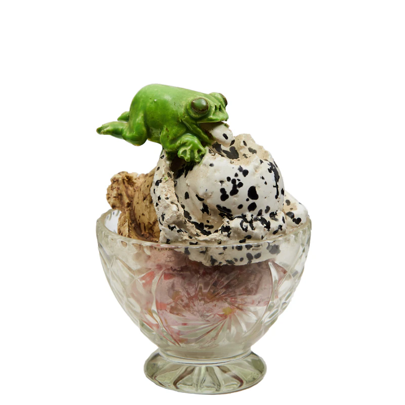 David James Gilhooly, 3 Scoop Sundae, ceramic and glass sculpture - view 3