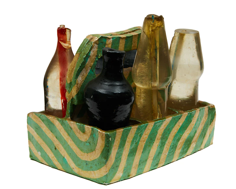 Gathie Falk, Bottles, ceramic and glass sculpture - view 3