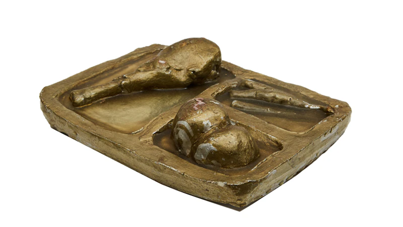 Gathie Falk, Dinner Plate, ceramic sculpture - view 2