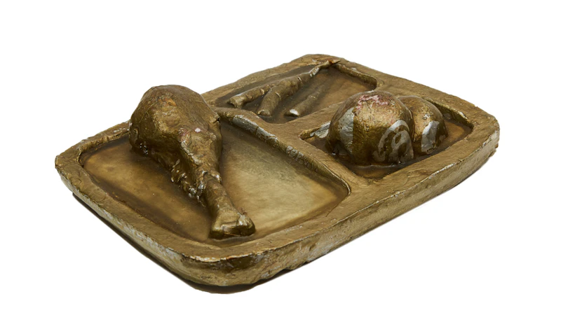 Gathie Falk, Dinner Plate, ceramic sculpture - view 3