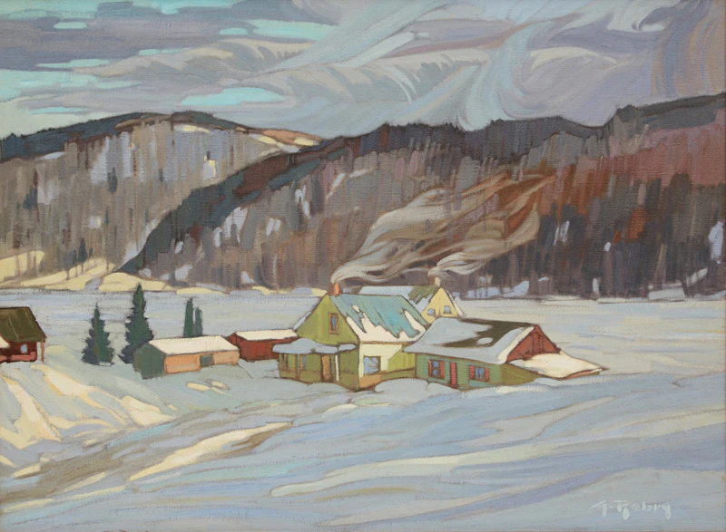 Farm at St Jean des Piles, PQ by Gaston Rebry