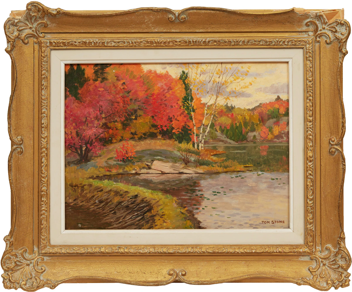 Thomas Albert Stone, Old Beaver Dam, oil on masonite