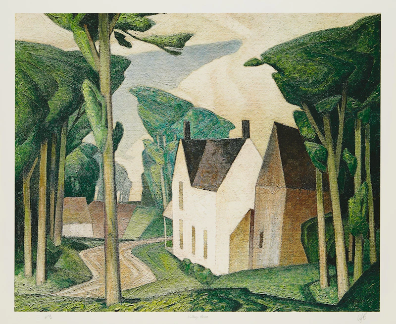 Alfred Joseph Casson, Annables General Store; Village House; Crescendo, three colour serigraphs - view 4