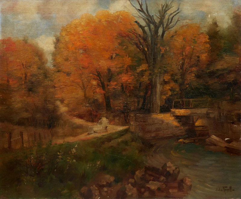 John Wentworth Russell, Scene with Bridge