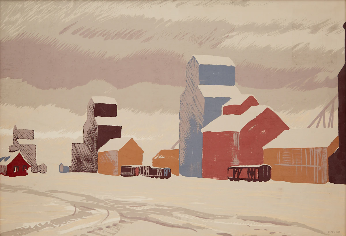 John Ensor, Summer’s Store, sampson-matthews silkscreen