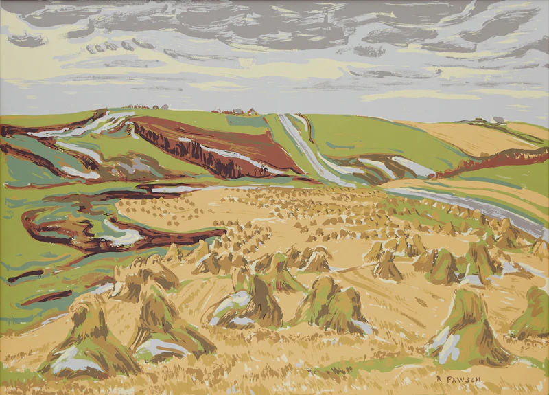 Ruth Pawson, Late Harvest, sampson-matthews silkscreen, 1950 - view 1