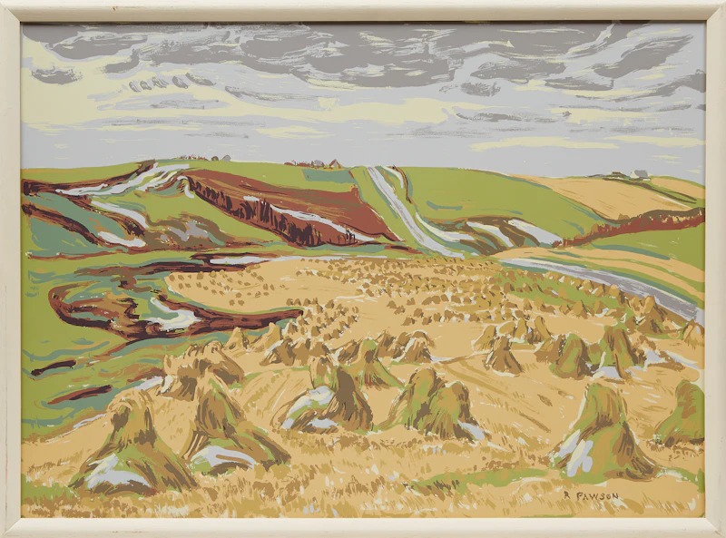 Ruth Pawson, Late Harvest, sampson-matthews silkscreen, 1950 - view 2