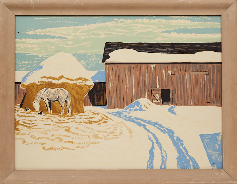 Thoreau MacDonald, Winter Morning, sampson-matthews silkscreen - view 2