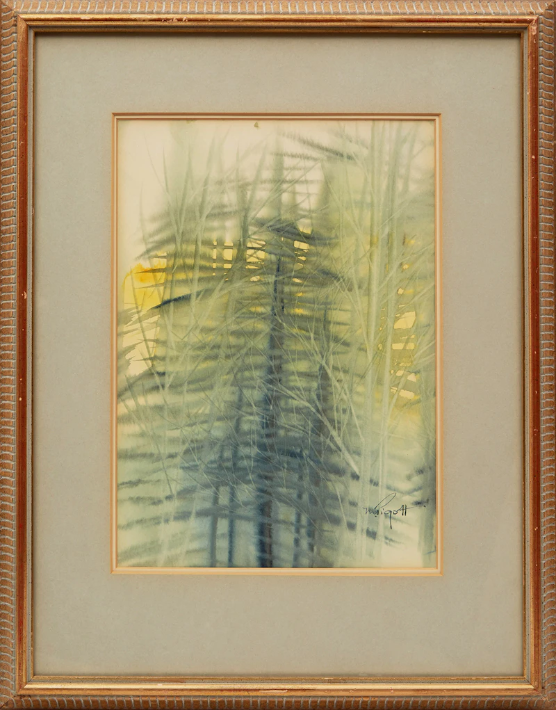 Marjorie Pigott, Forest Interior , watercolour - view 2