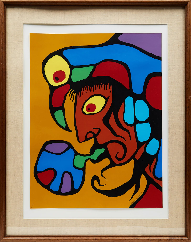 Norval Morrisseau, The Art of Norval Morrisseau: Collection of 5 Prints in Original Portfolio