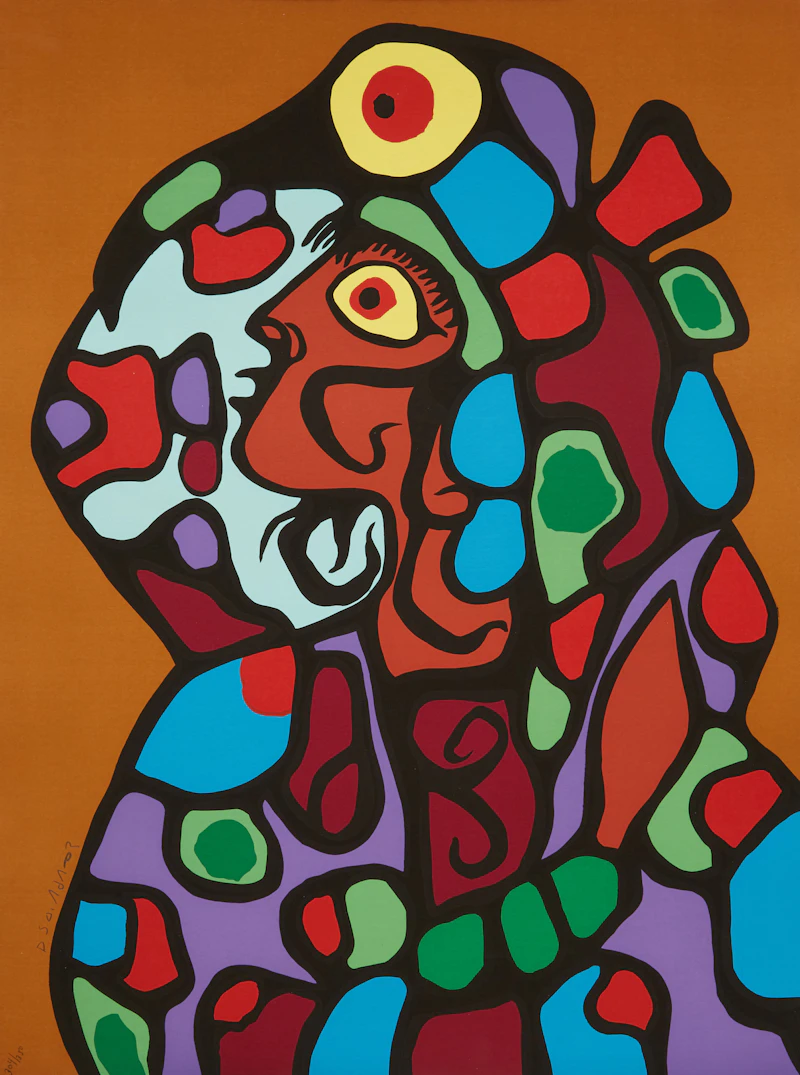 Norval Morrisseau, The Art of Norval Morrisseau: Collection of 5 Prints in Original Portfolio, five colour serigraphs - view 8