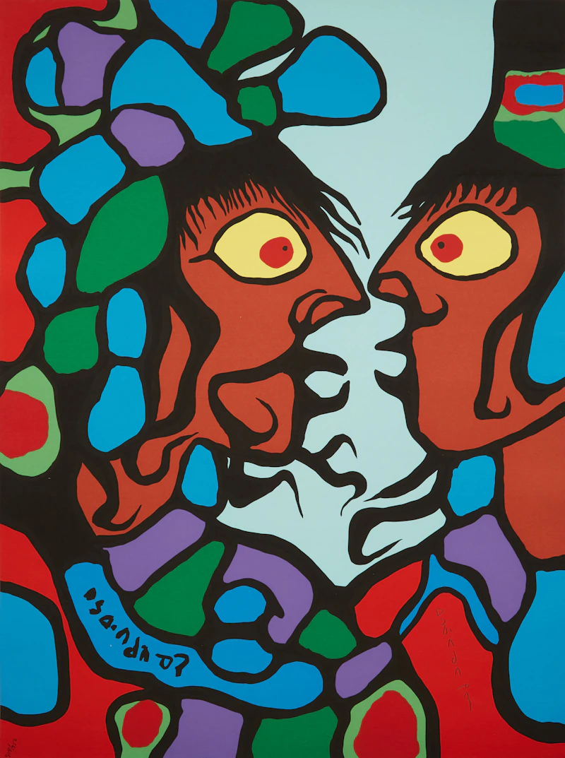 Norval Morrisseau, The Art of Norval Morrisseau: Collection of 5 Prints in Original Portfolio, five colour serigraphs - view 10