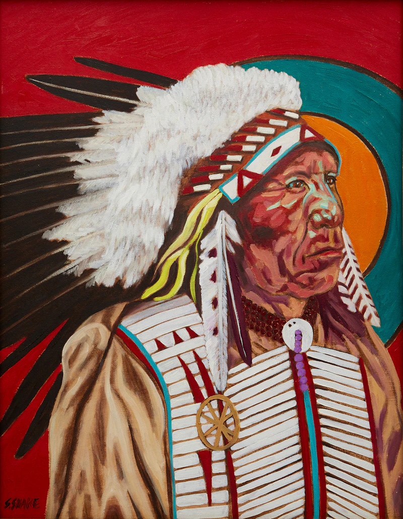 Chief Red Cloud by Stephen Snake