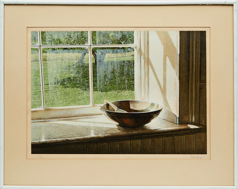 Kenneth Danby, Butterbowl (1970), colour serigraph, 1970 - view 2