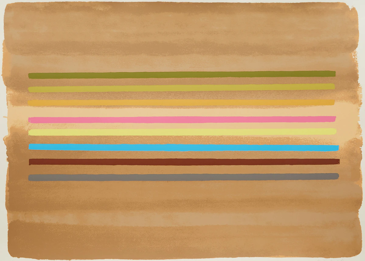 William Perehudoff, La Plonge #11, colour lithograph