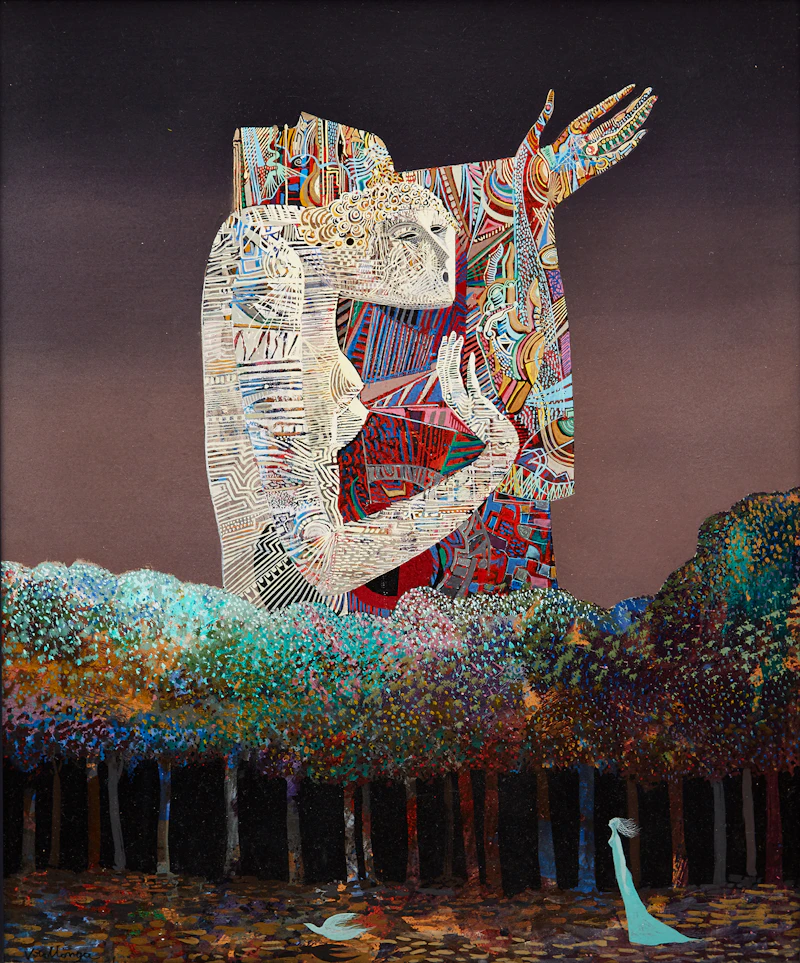Présage dans une promenade sauvage by Jesus Carlos De Vilallonga