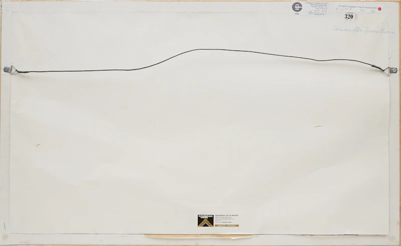 John Little, Farmstead, mixed media drawing - view 3