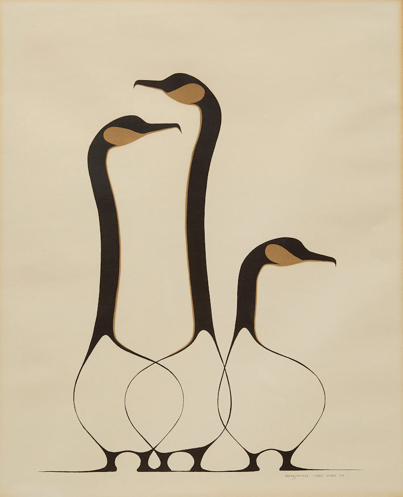 Benjamin Chee Chee, Three Geese