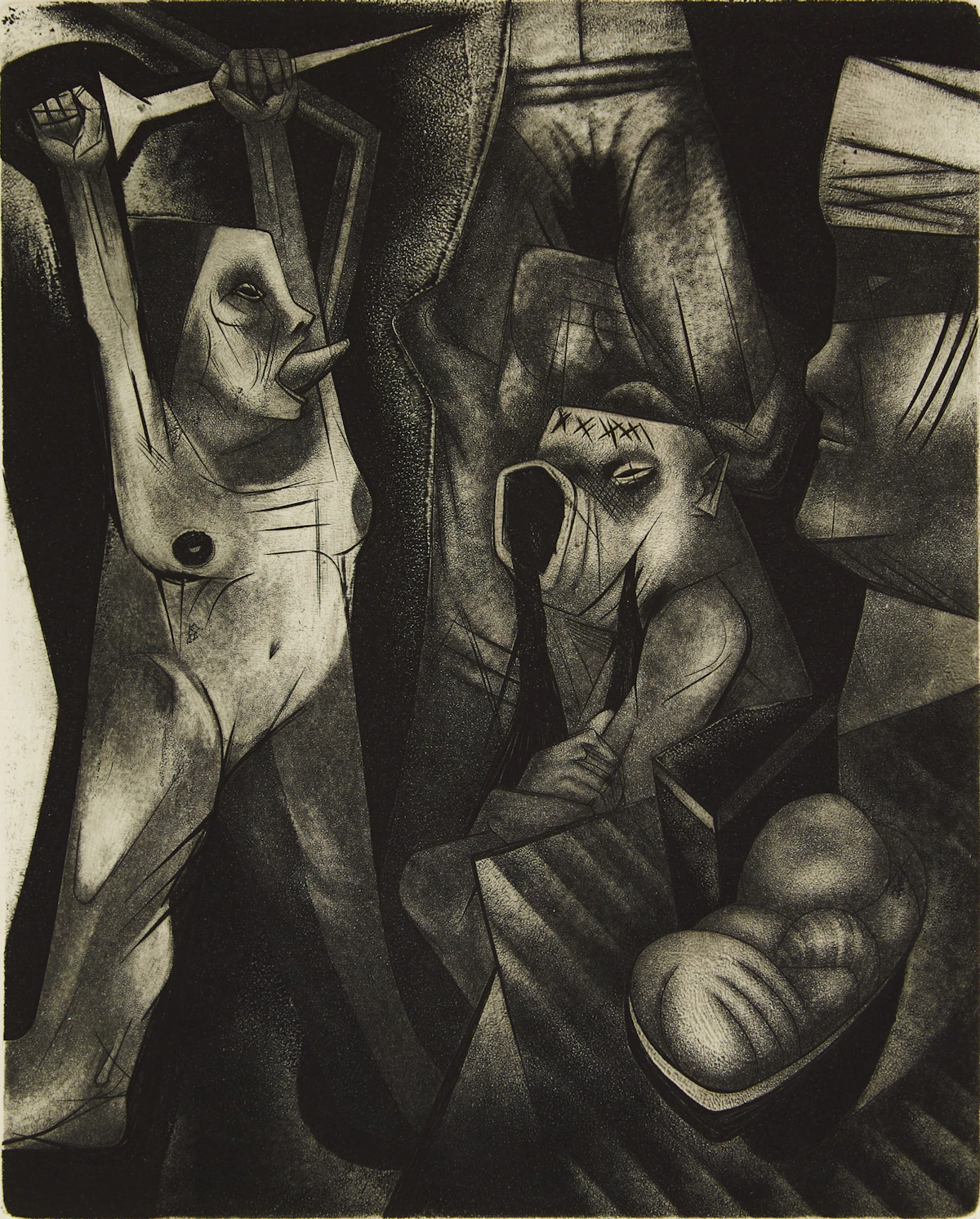 Walter Bachinski, Untitled, etching
