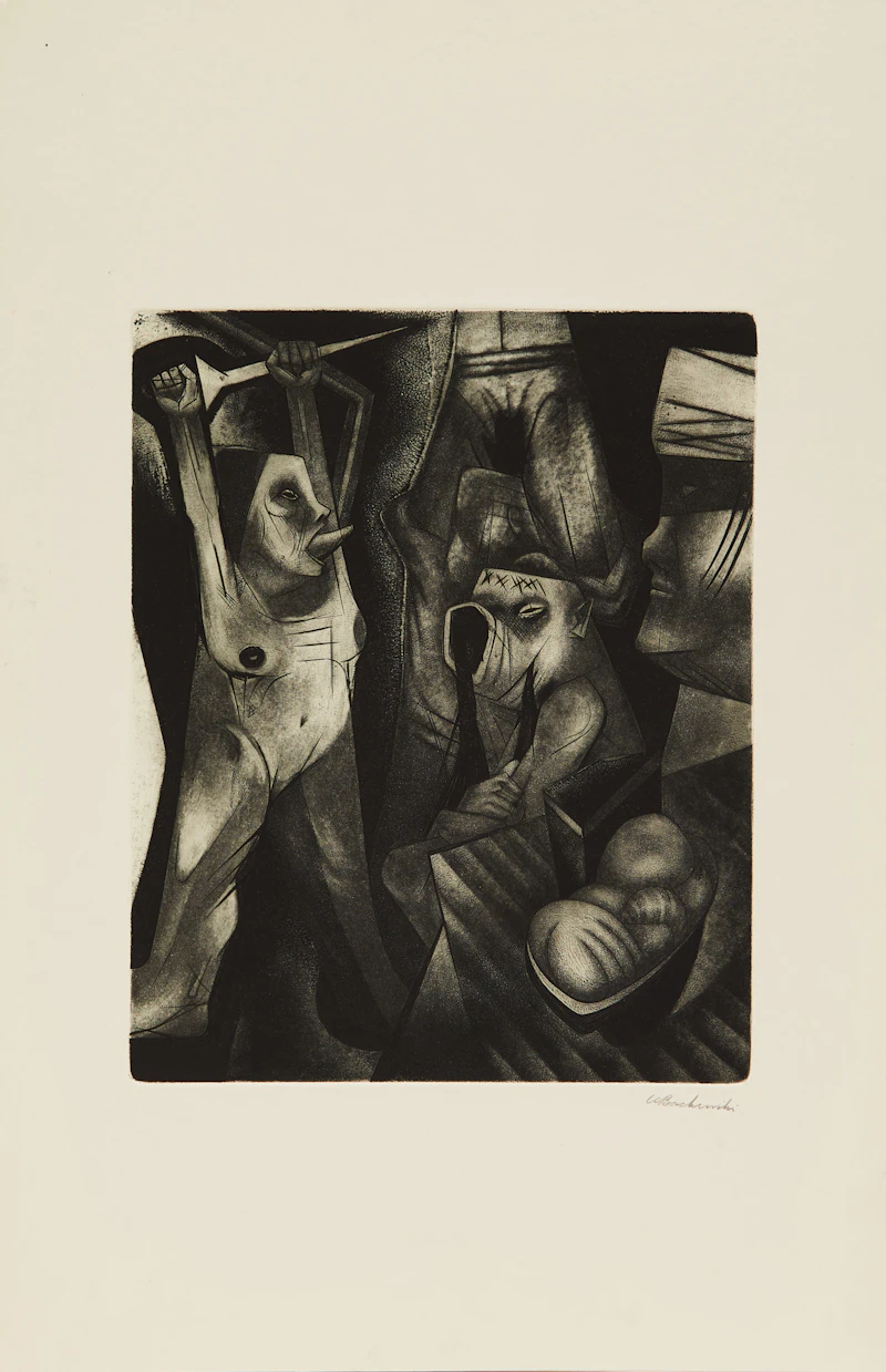 Walter Bachinski, Untitled, etching - view 2