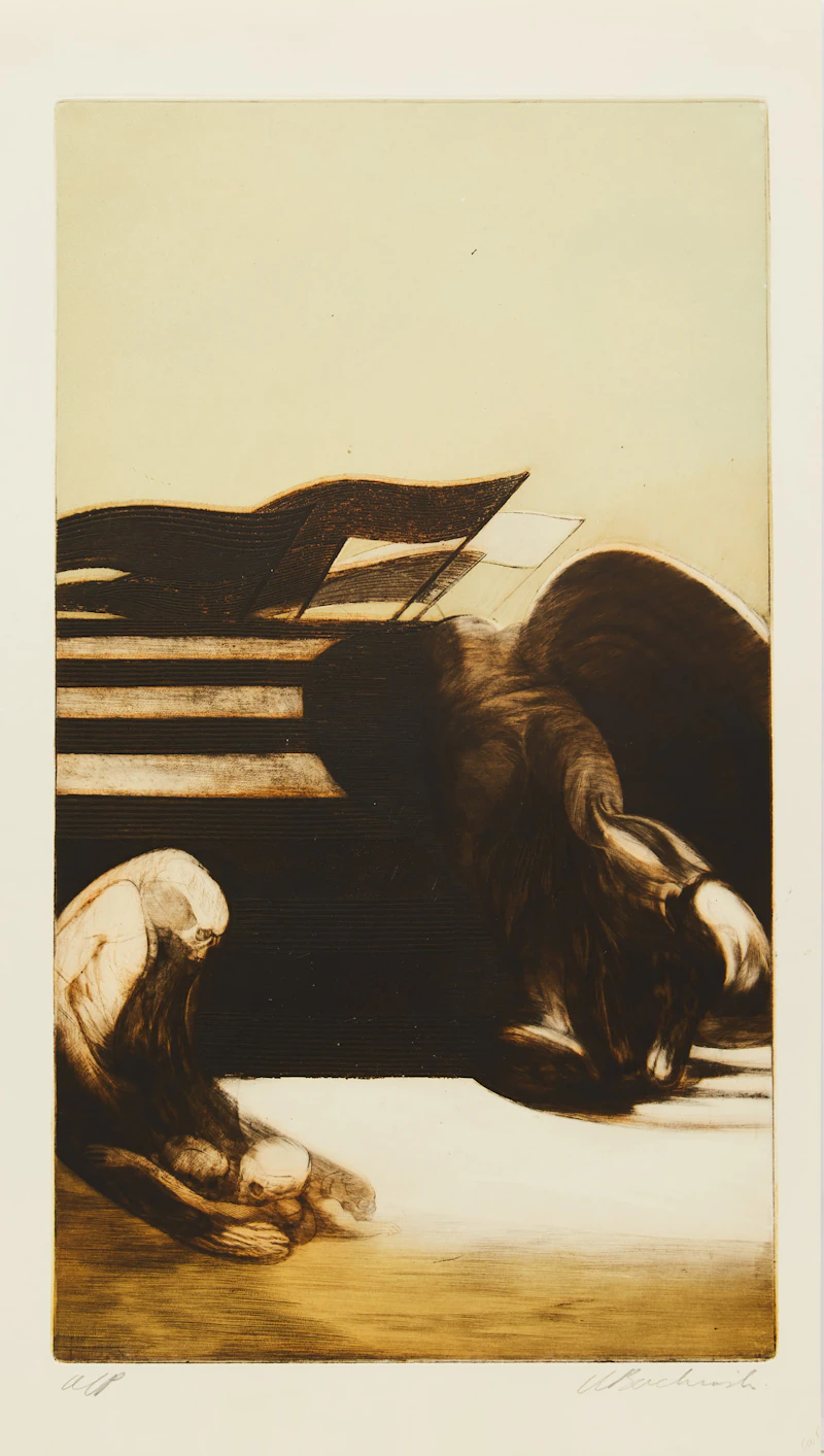 Walter Bachinski, Untitled, etching - view 2
