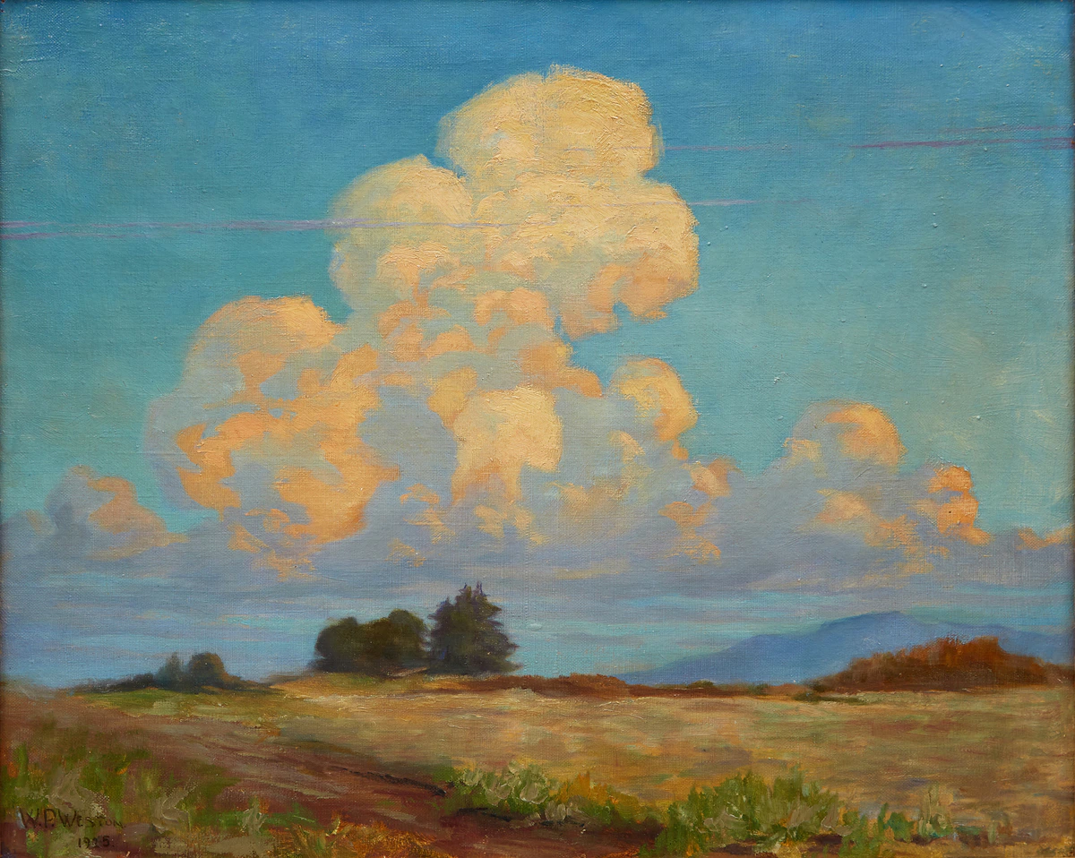 William Percival Weston, Untitled Landscape, oil on canvas, 1925