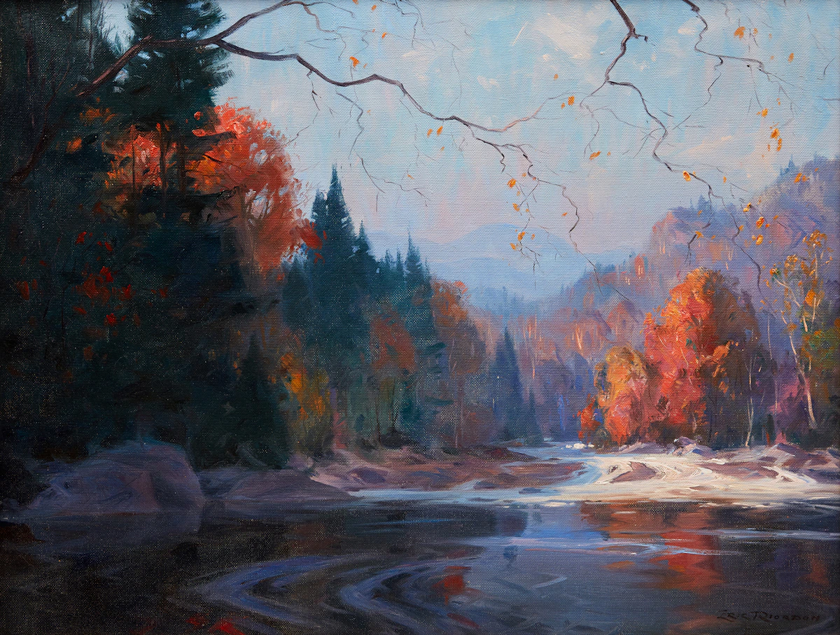 Eric Riordon, Fall Landscape, oil on canvas