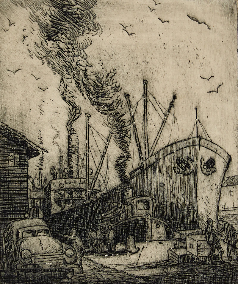 Harry Draper  Wallace, Docks of Toronto