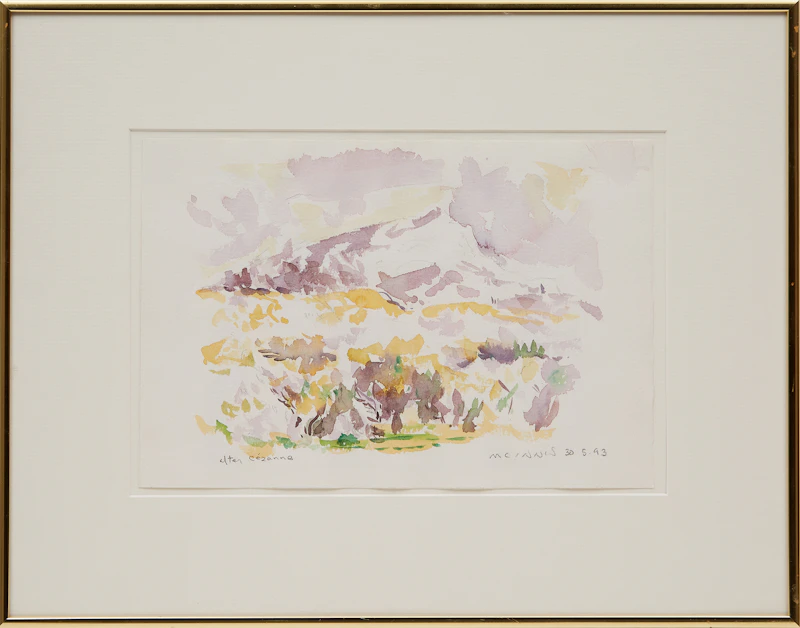 Robert Francis Michael McInnis, After Cezanne, watercolour, 1993 - view 2