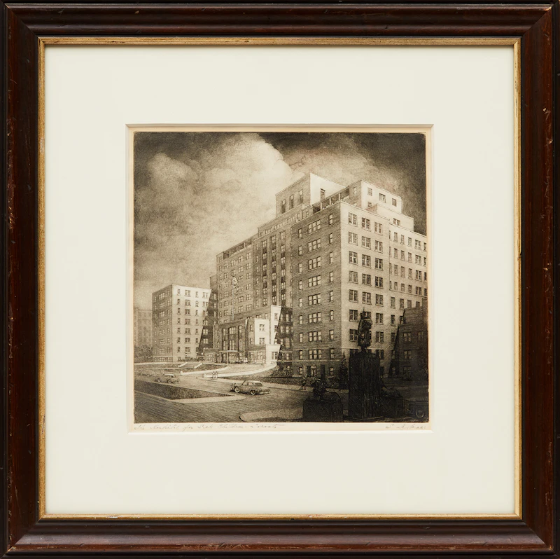Samuel Herbert Maw, Hospital for Sick Children, etching - view 2