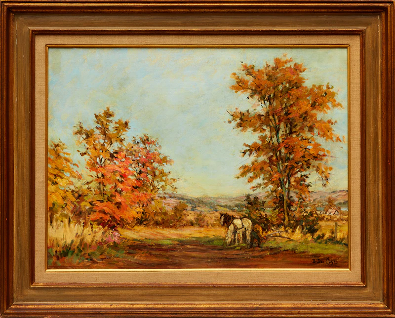 Berthe Des Clayes, October Noon, oil on canvas - view 2