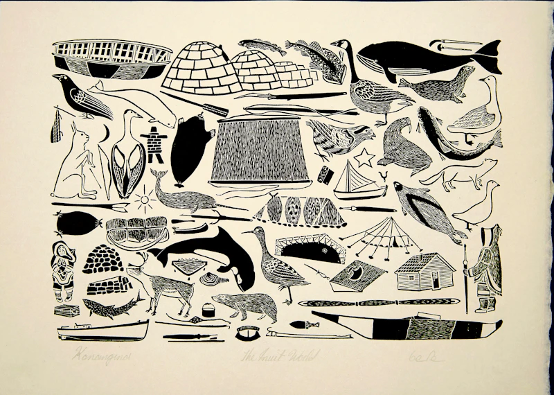 The Inuit World by Kanangina