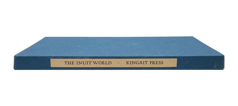 Kanangina, The Inuit World, annotated block print, 1977 - view 3