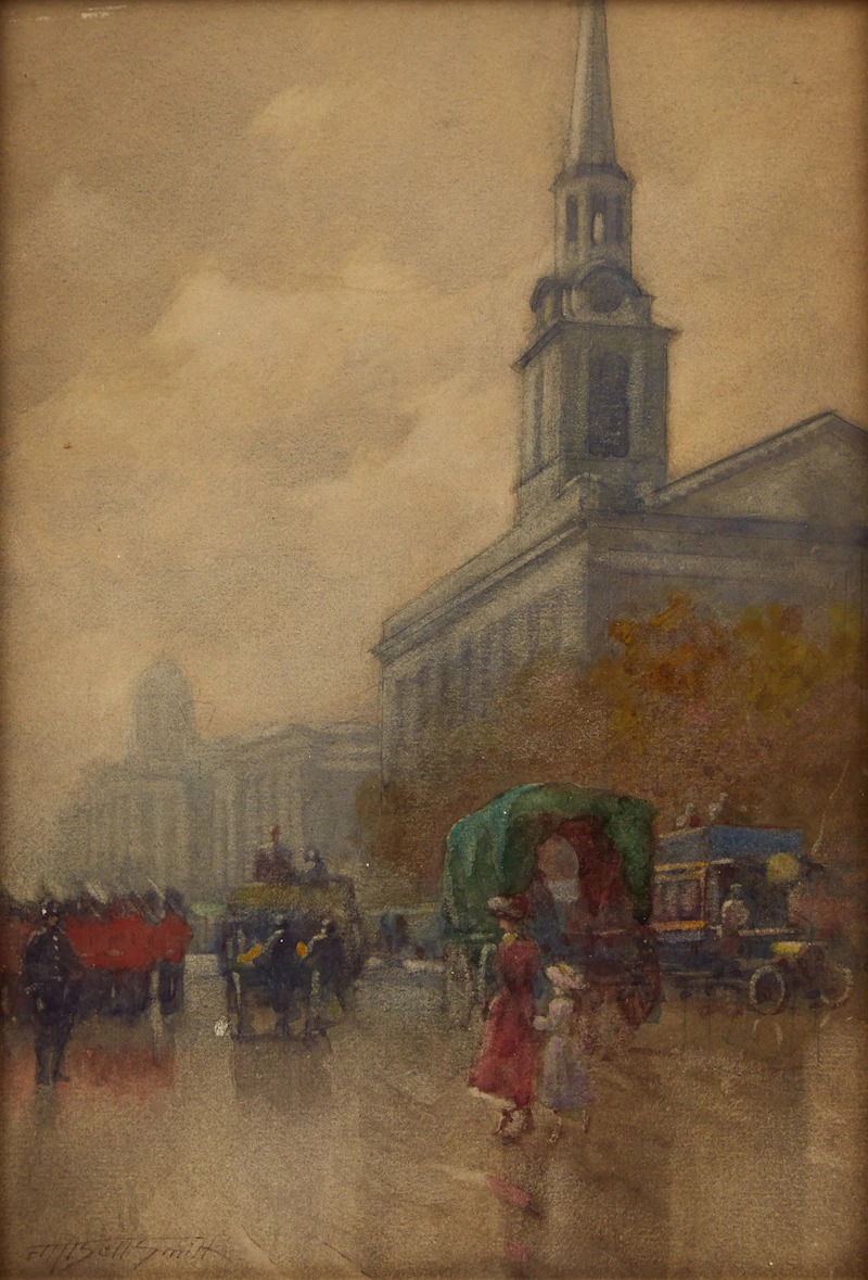 Frederic Marlett Bell-Smith, St Martin-in-the-Fields, Charring Cross, London