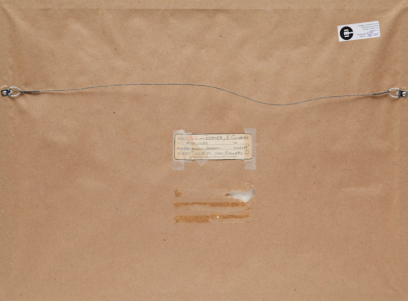 Ernest Conyers Barker, Manitoba, watercolour, 1979 - view 3