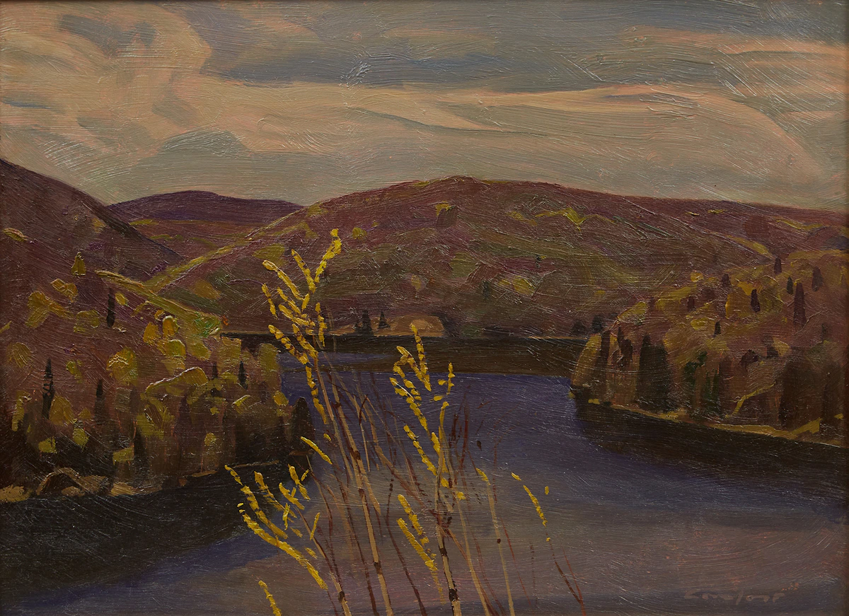 Charles Fraser Comfort, Yuke’s Lake, Early Spring, oil on panel, 1977